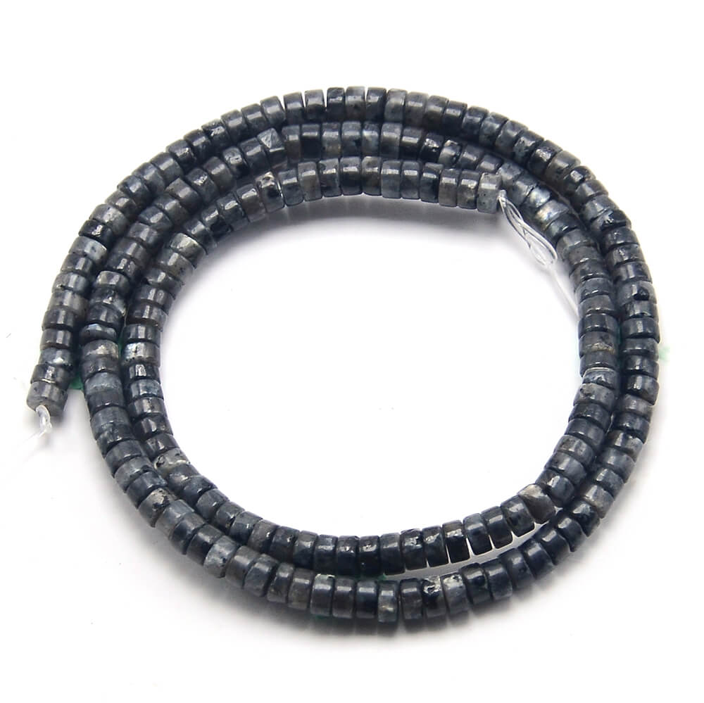 Natural Gemstone Heishi Beads Wheel Shape