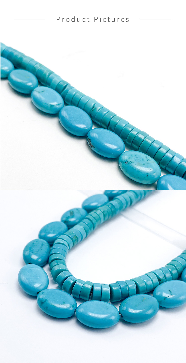 10*14mmTurquoise Oval Beads