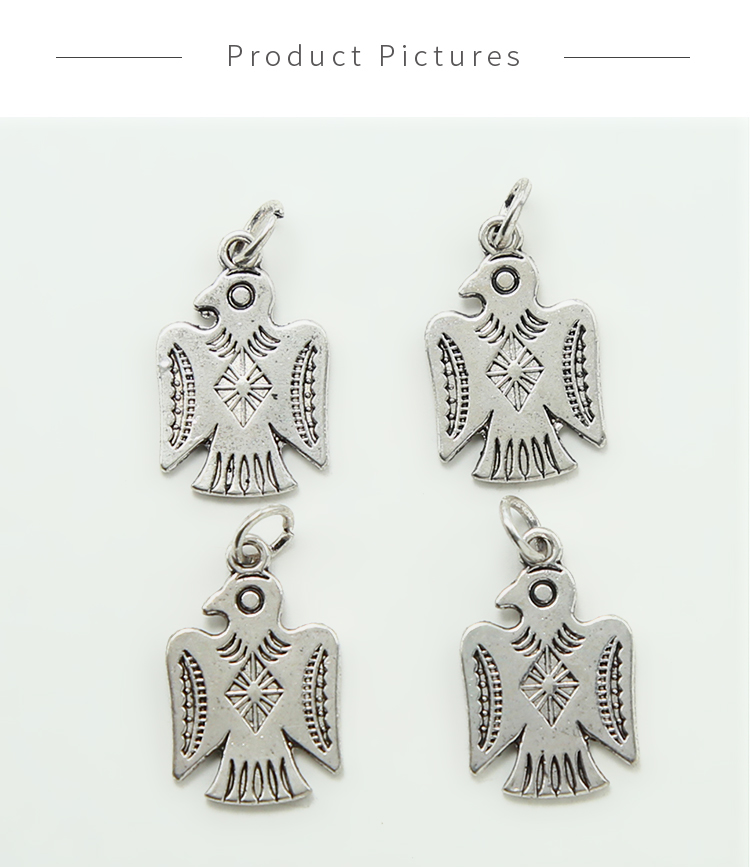 Phoenix Antique Silver Charm