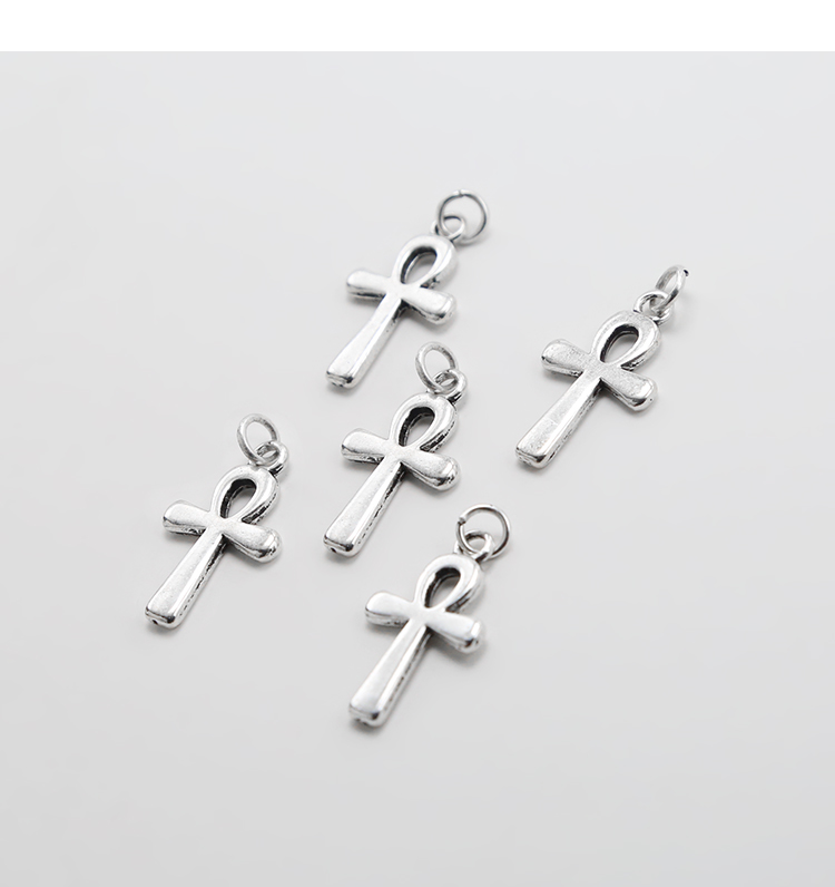 Ankh Antique Silver Charm