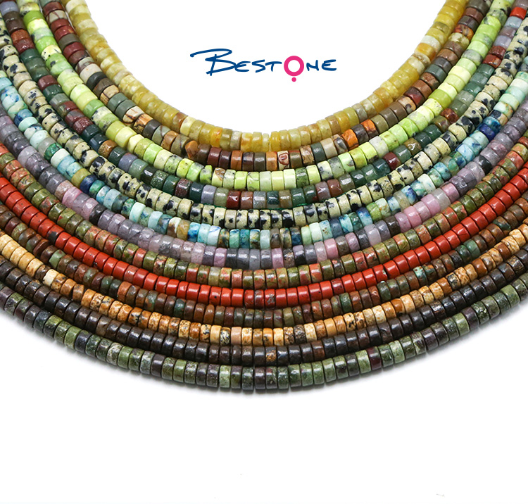 Gemstone Heishi Beads