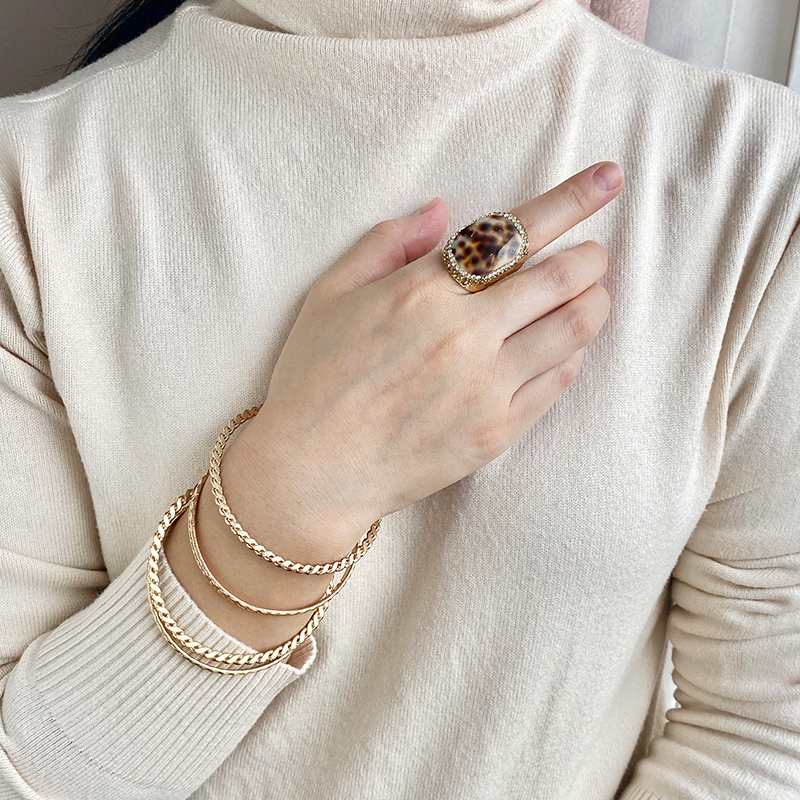 Tiger Cowrie Shell Ring