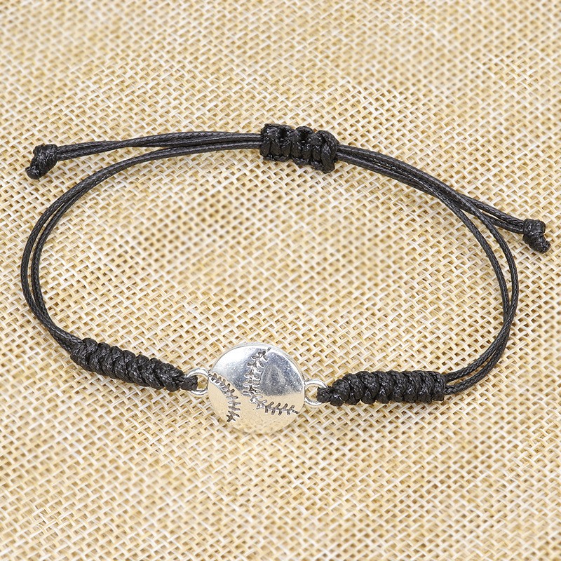 Metal ball bracelet sports lover baseball footbal basketball