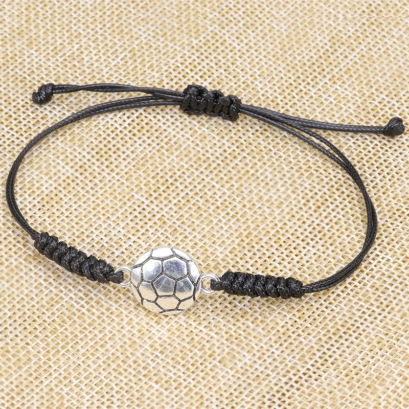 Metal ball bracelet sports lover baseball footbal basketball