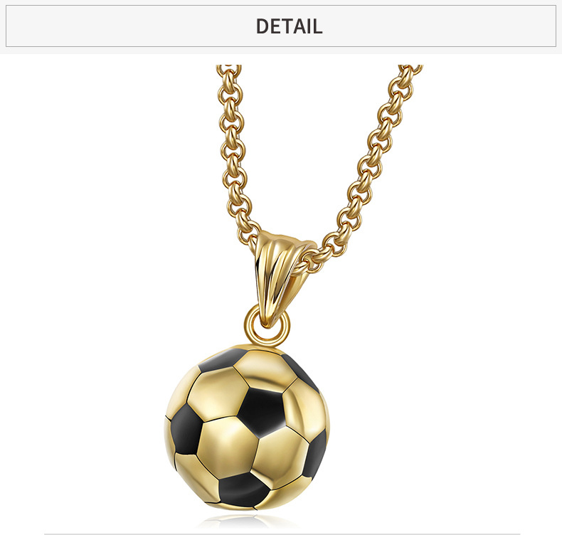 Football necklace for footbal lover soccer lover