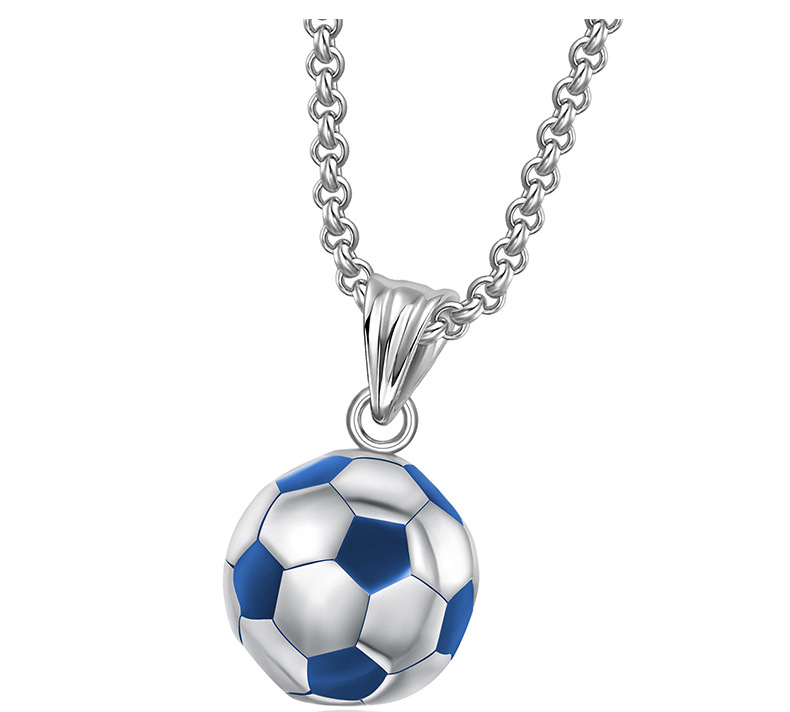 Football necklace for footbal lover soccer lover