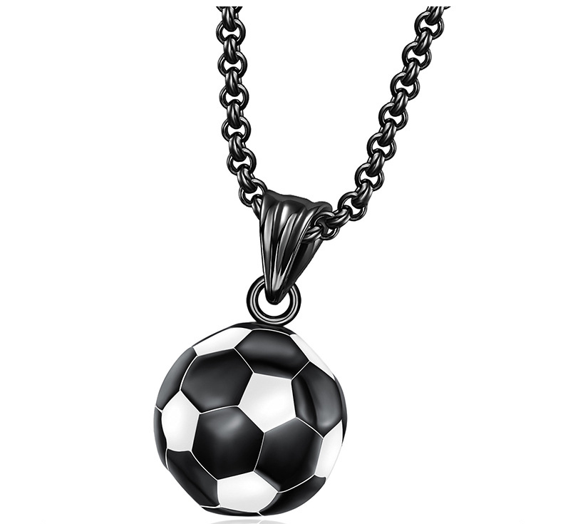 Football necklace for footbal lover soccer lover