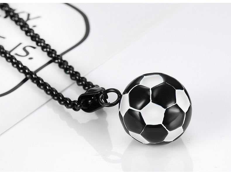 Football necklace for footbal lover soccer lover