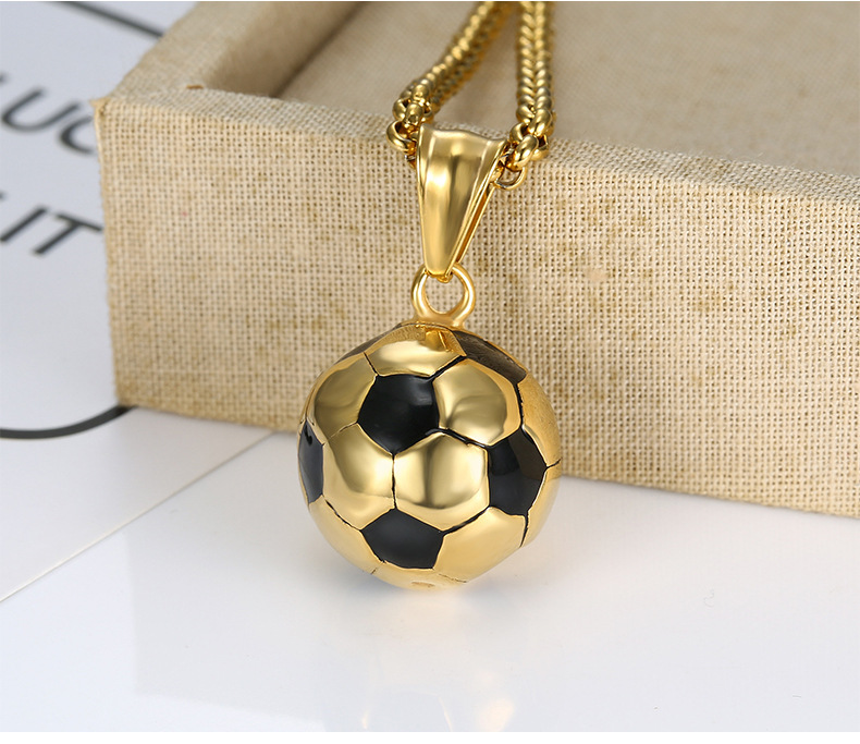 Football necklace for footbal lover soccer lover