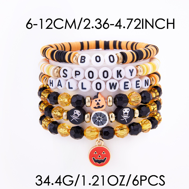 Halloween polymer clay bracelet sets