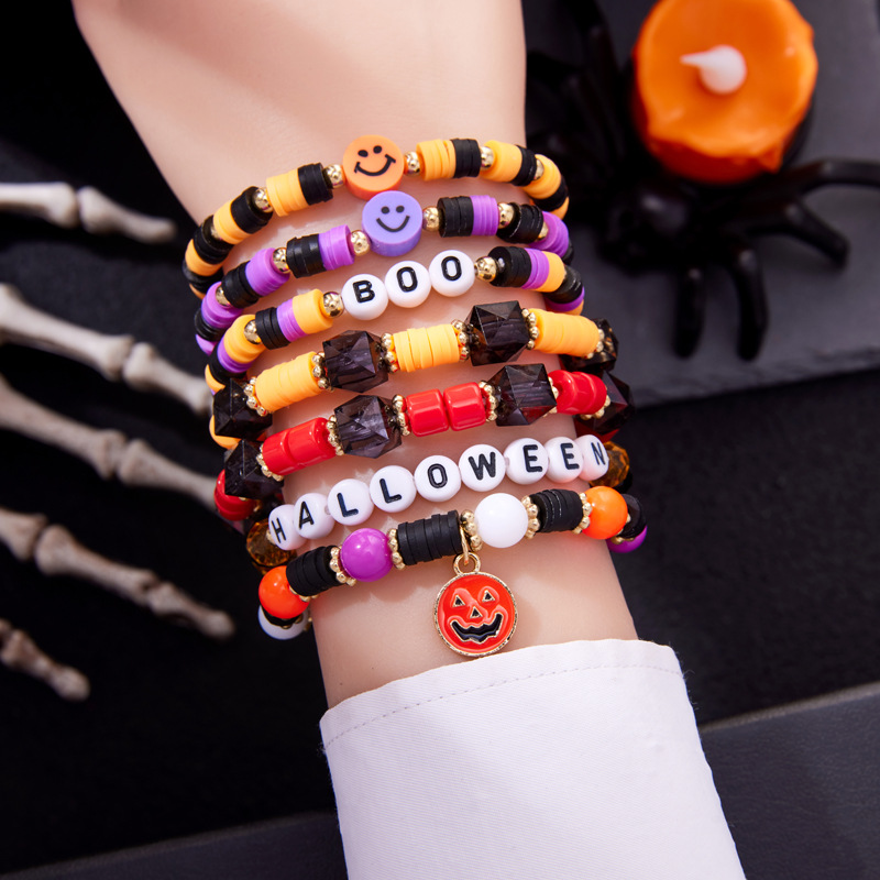 Halloween polymer clay bracelet sets