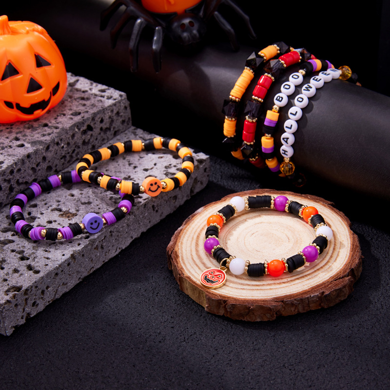 Halloween polymer clay bracelet sets