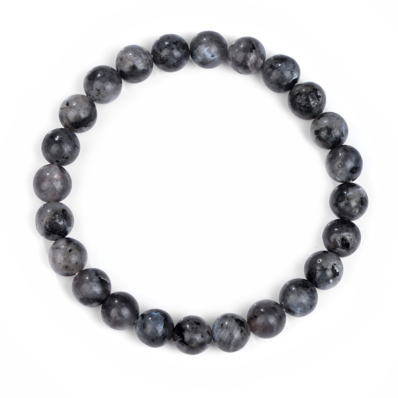 4mm 6mm 8mm Natural Stone Bead Bracelet for Women