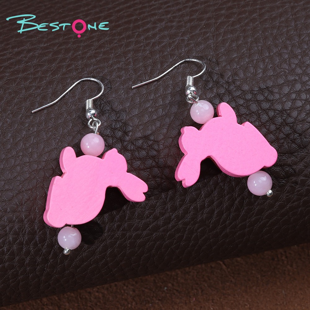 Pink Bunny Earrings for Easter