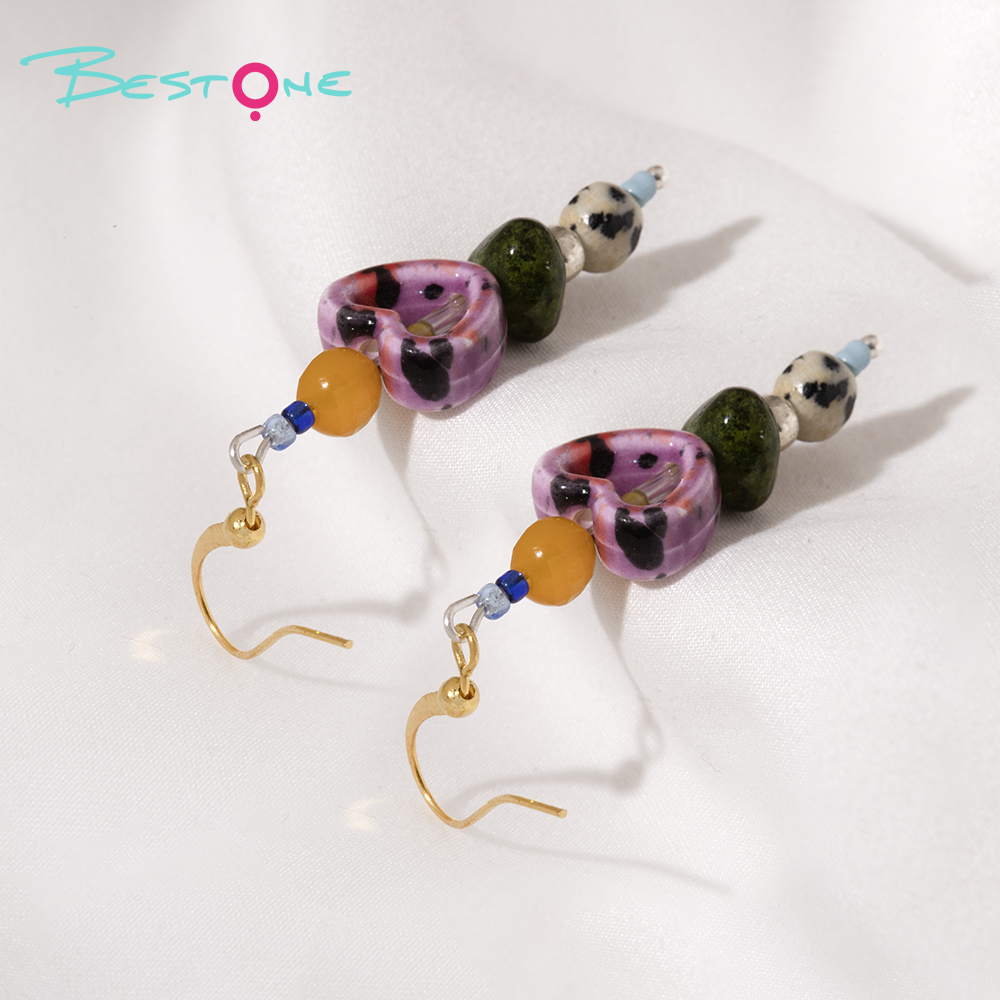 Enchanted Butterfly Beaded Drop Earrings