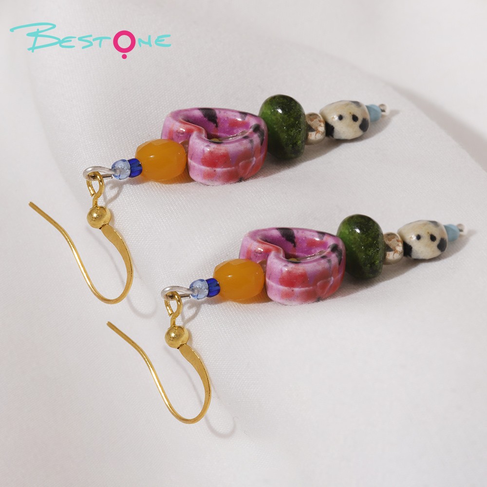 Enchanted Butterfly Beaded Drop Earrings