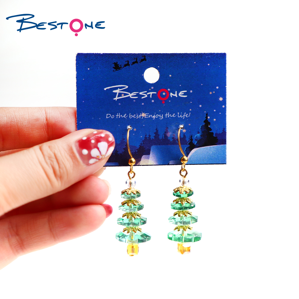 Acrylic  Christmas tree  Earrings