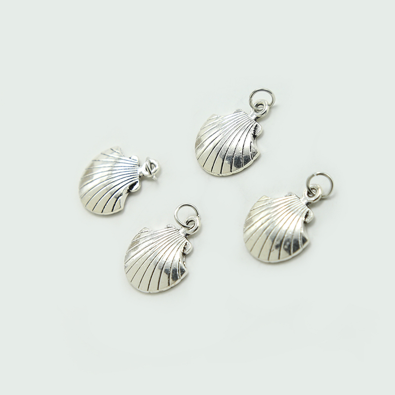 Seashell Antique Silver Charm