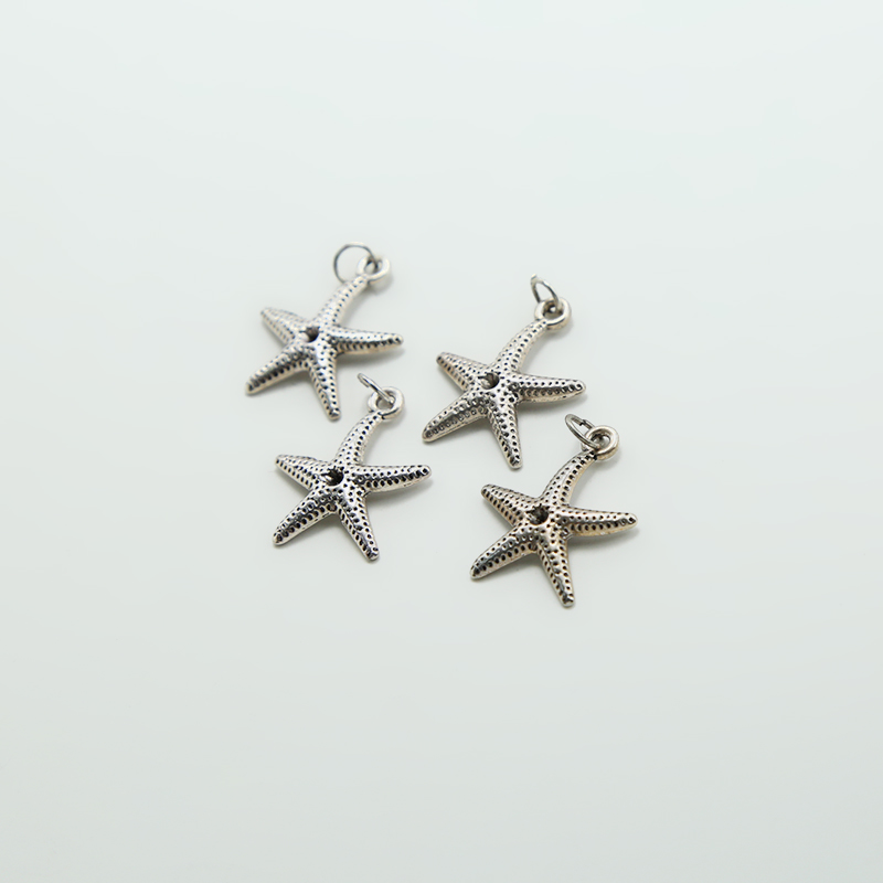 Starfish Antique Silver Charm