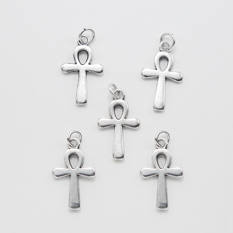 Ankh Antique Silver Charm