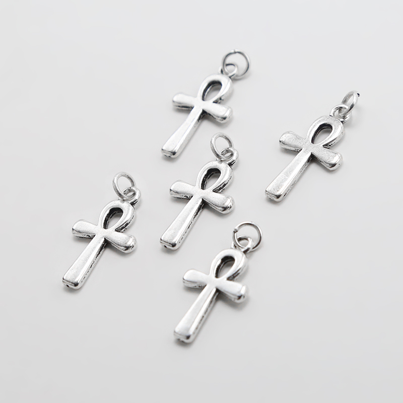 Ankh Antique Silver Charm