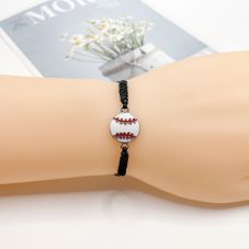 Ball bracelet sports bracelet with football basketball baseball