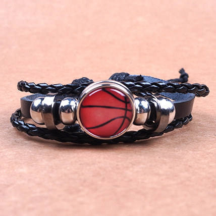 Football lover bracelet sports basketball baseball