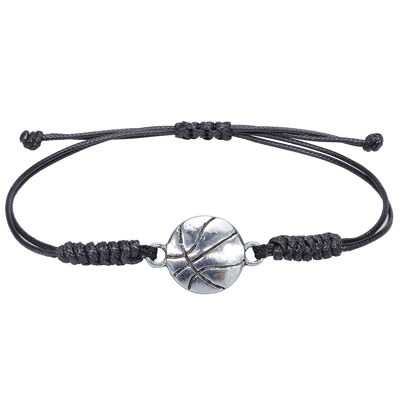 Metal ball bracelet sports lover baseball footbal basketball