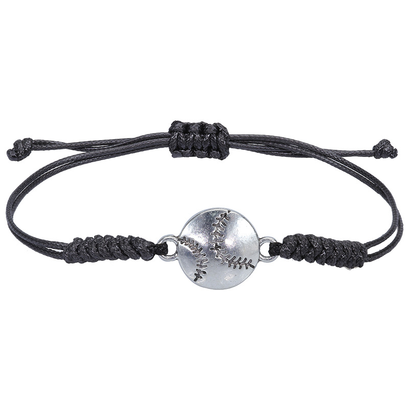 Metal ball bracelet sports lover baseball footbal basketball