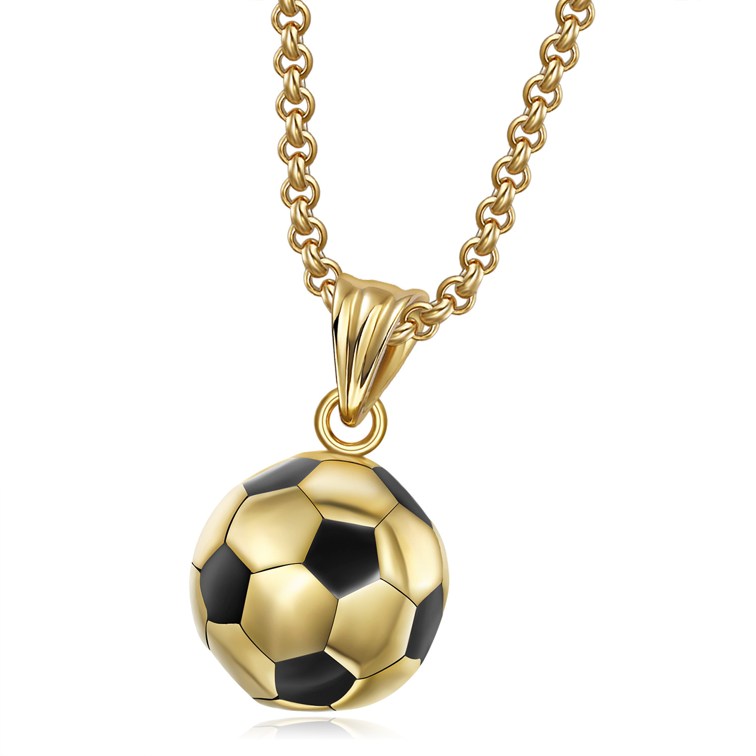 Football necklace for footbal lover soccer lover