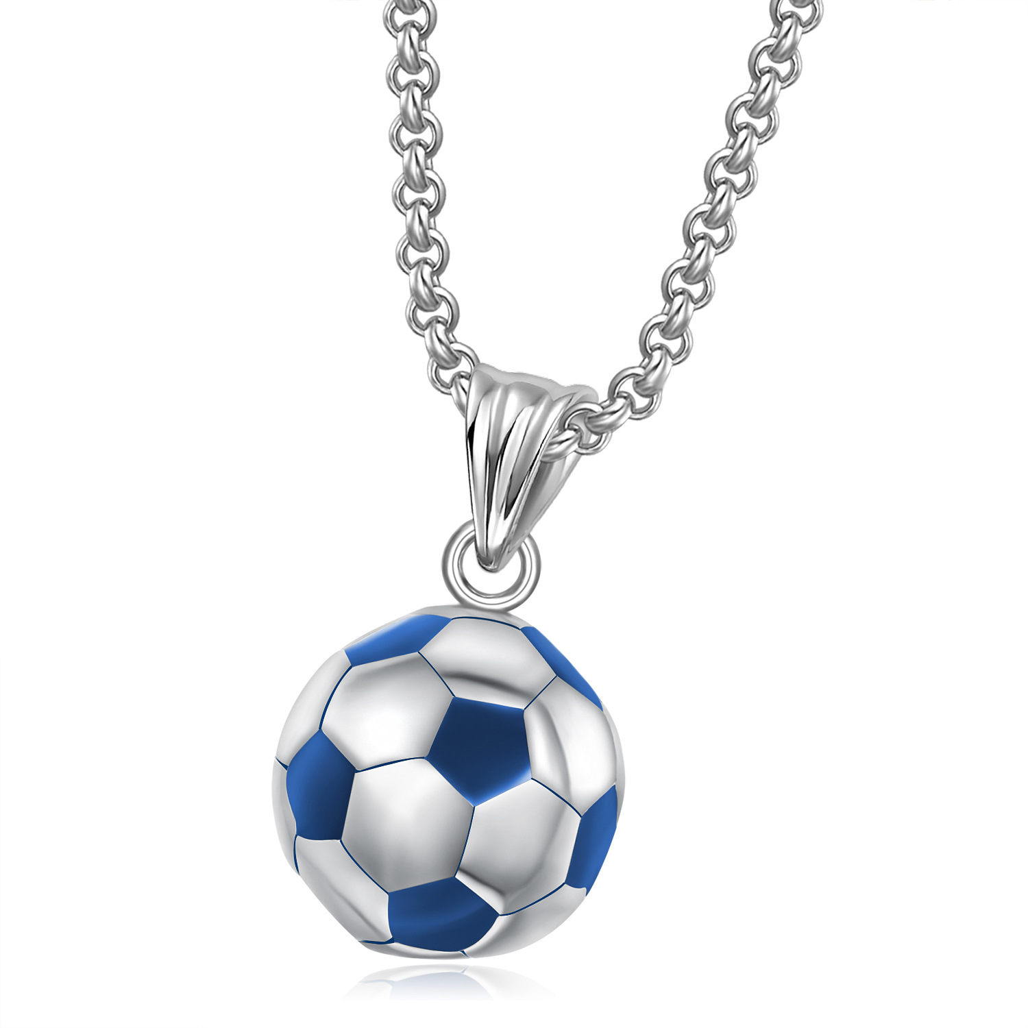 Football necklace for footbal lover soccer lover