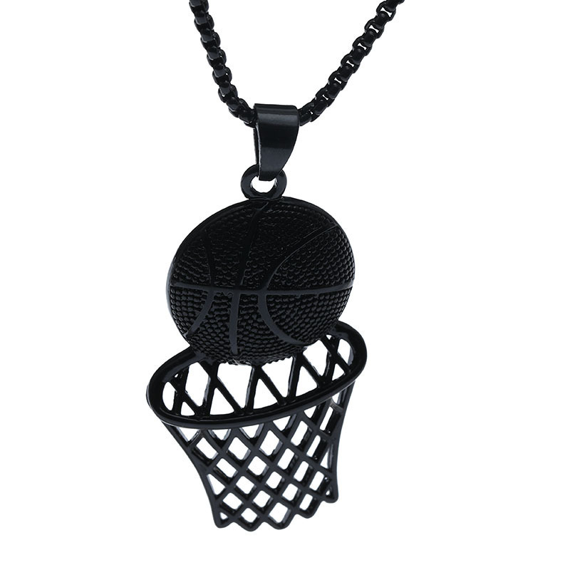 basketball lover slam dunk necklace for basketball