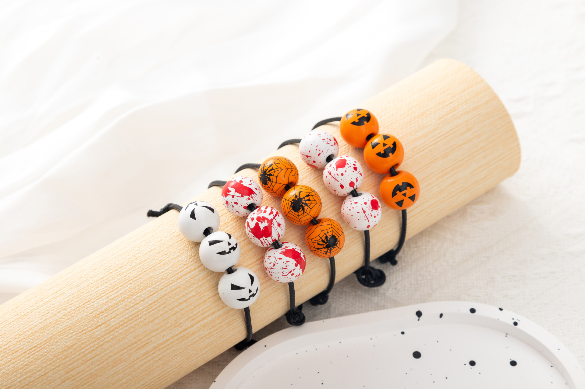 Halloween bracelet Pumpkin Eyeball Ghost