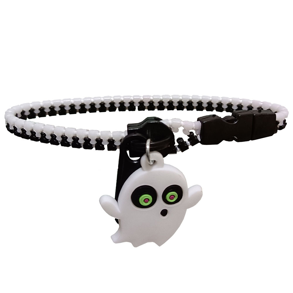 Halloween bracelet with ghost charm pumpkin