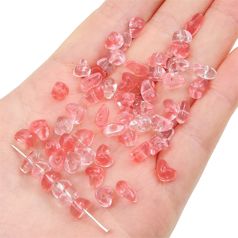 Acrylic Beads - Pebble Style - 5-8mm Size with 1mm Hole - Approx. 80 Beads, 10g Per Pack