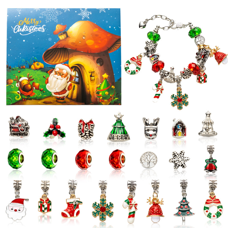 Christmas Countdown Blind Box Bracelet Set