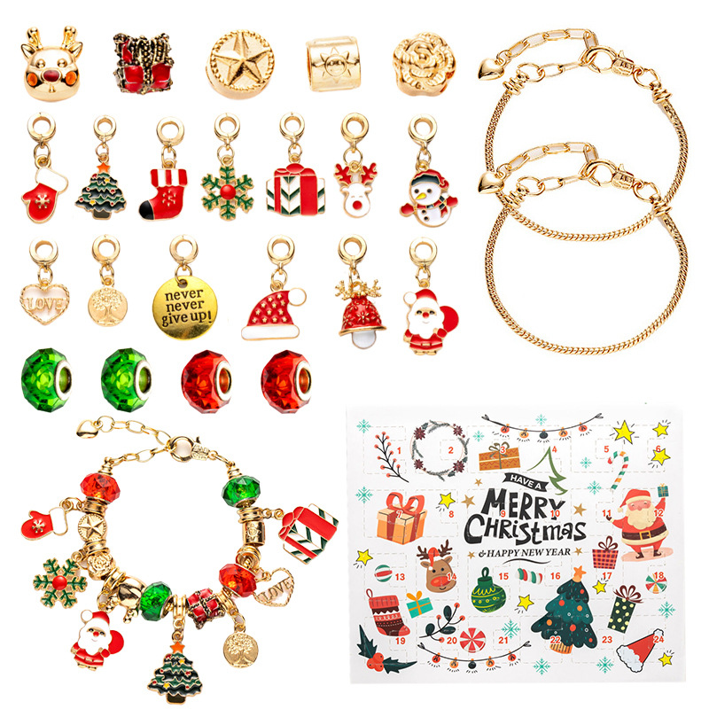 Christmas Countdown Blind Box Bracelet Set