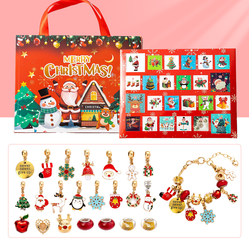 Christmas Countdown Blind Box Bracelet Set