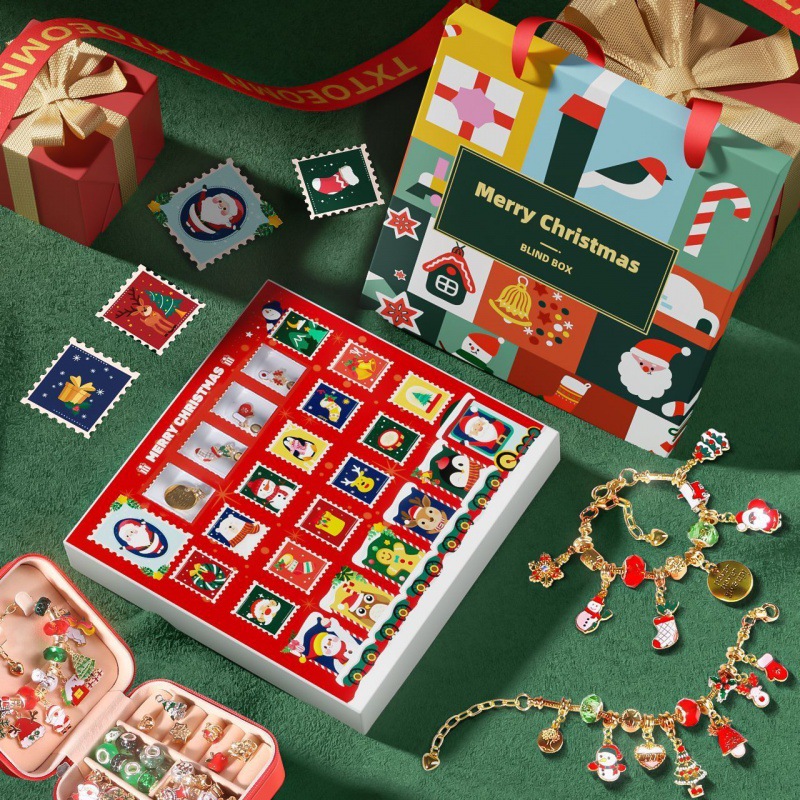 Christmas Countdown Blind Box Bracelet Set