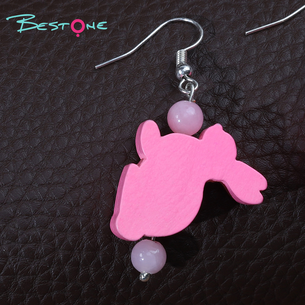 Pink Bunny Earrings for Easter